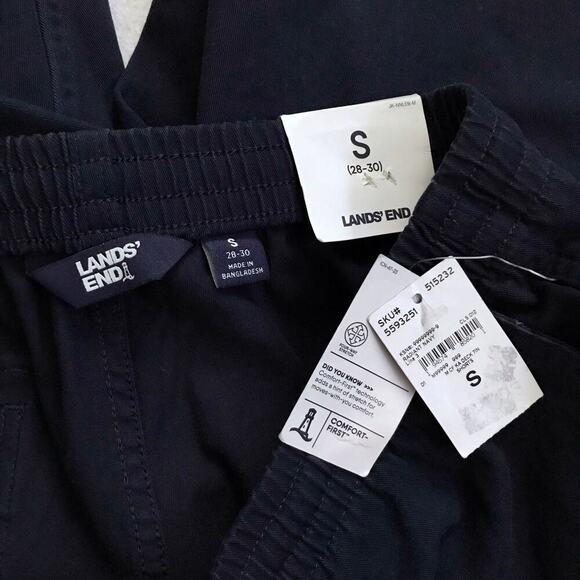 Lands' End NWT Navy Pull On Shorts Men Various - Picture 8 of 10